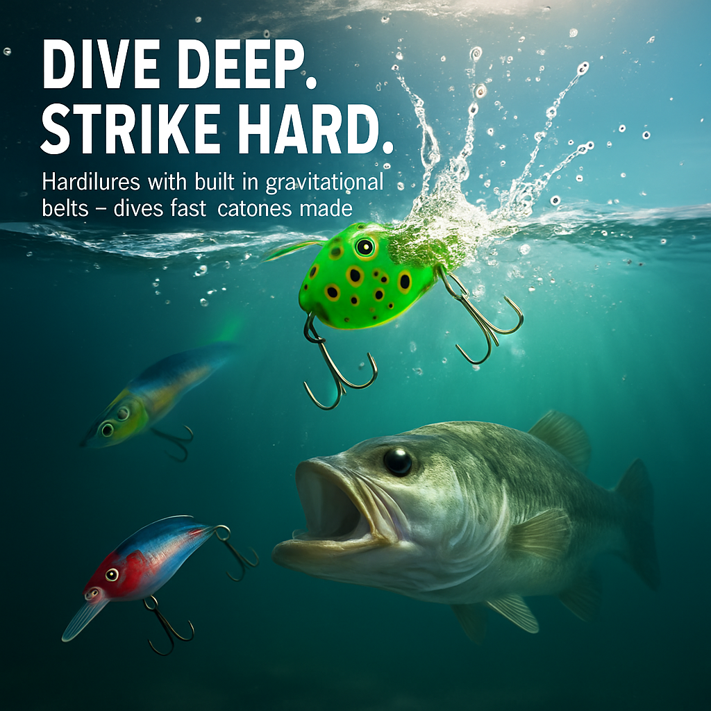 Fishing Lures Kit | Soft & Hard Lures | 2 Tackle Boxes | 100m Line | Freshwater & Saltwater | LakeForest