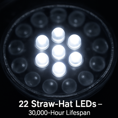 Solar Camping Lantern – 300 lm, IP65, Remote Control, AC or Solar Charging