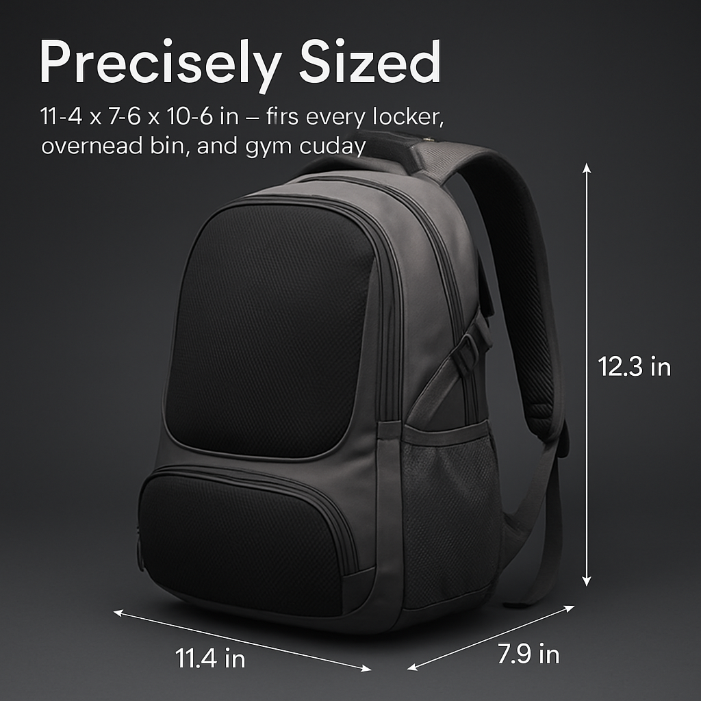 iNOVA Unisex School Backpack | 1.4 lb Nylon | Multi-Pocket | Dual Water Bottle Pouches | Black