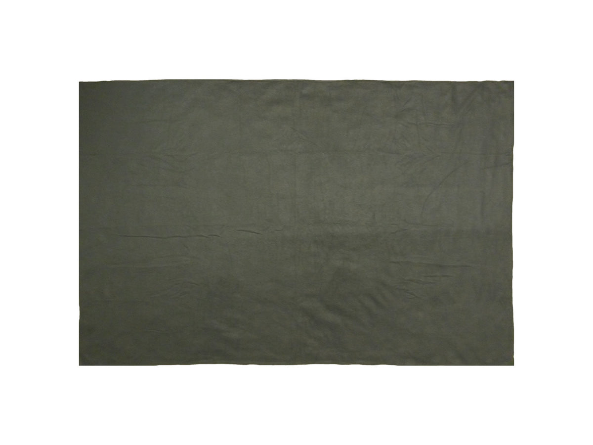 River Country Gear Fleece Camping Blanket – Soft, Lightweight, Machine Washable | Green & Blue