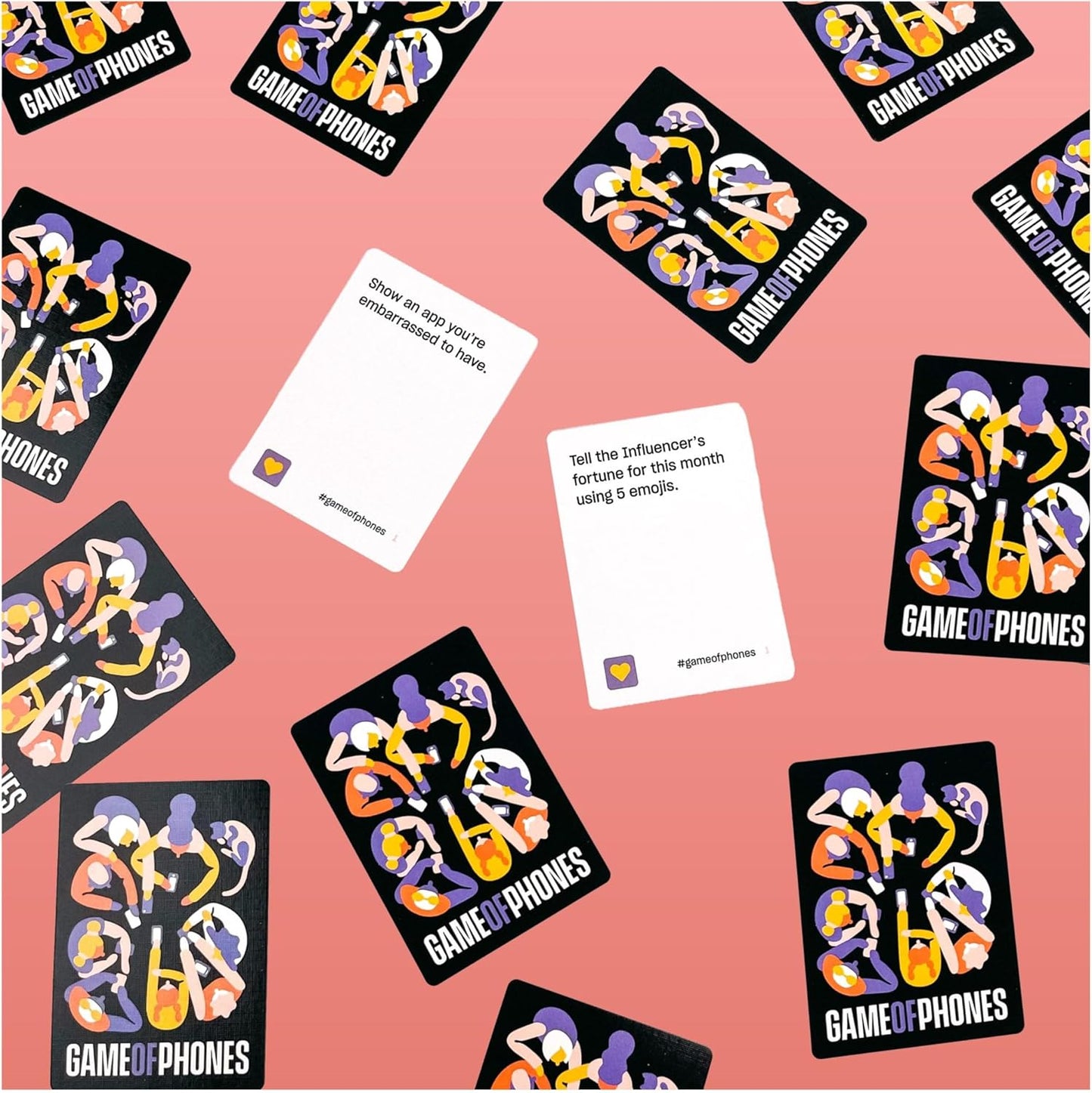 Game of Phones – Smartphone Card Game | 3+ Players, Ages 13+