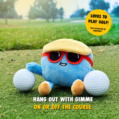 Play Nine Gimme Character Plush Golf Ball - 4"