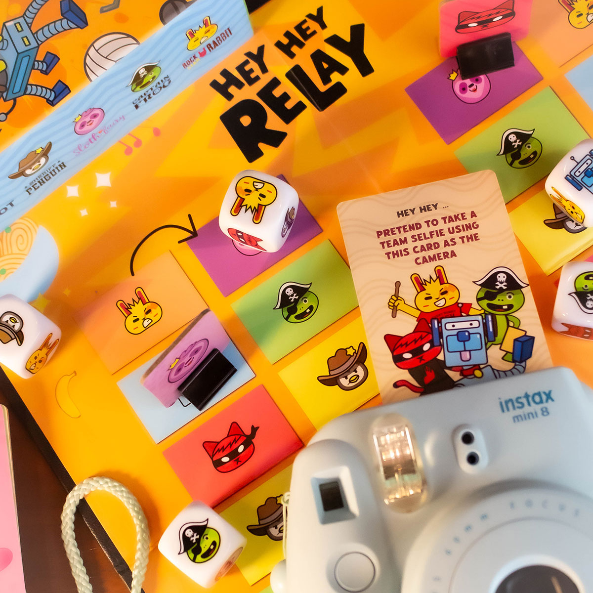 Hey Hey Relay Team Party Game - Fast-Paced Board Game for Families