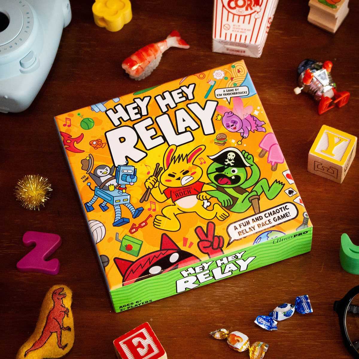 Hey Hey Relay Team Party Game - Fast-Paced Board Game for Families