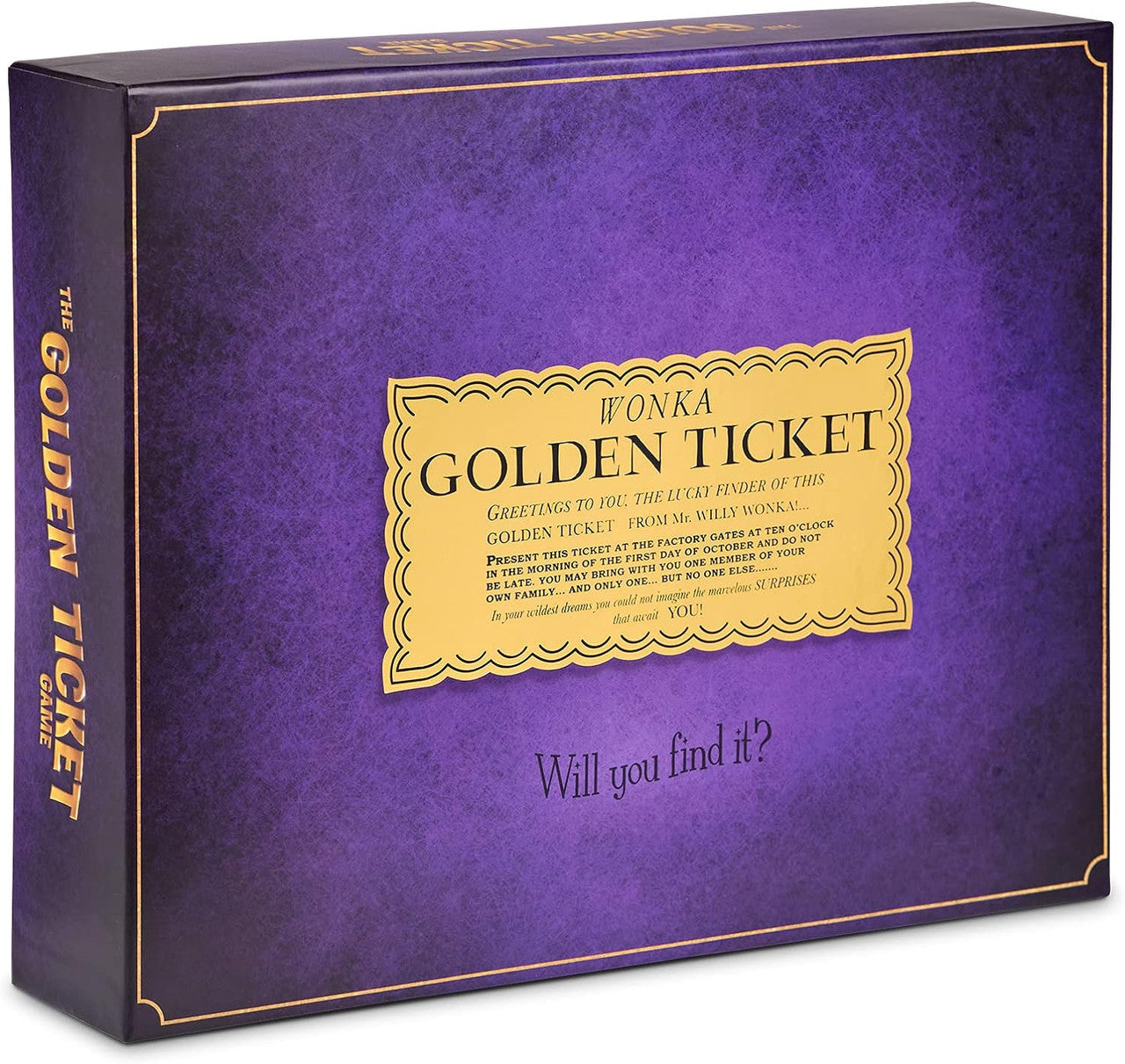 Willy Wonka's The Golden Ticket Board Game | 2-5 Players | Ages 10+ - Niksstuff
