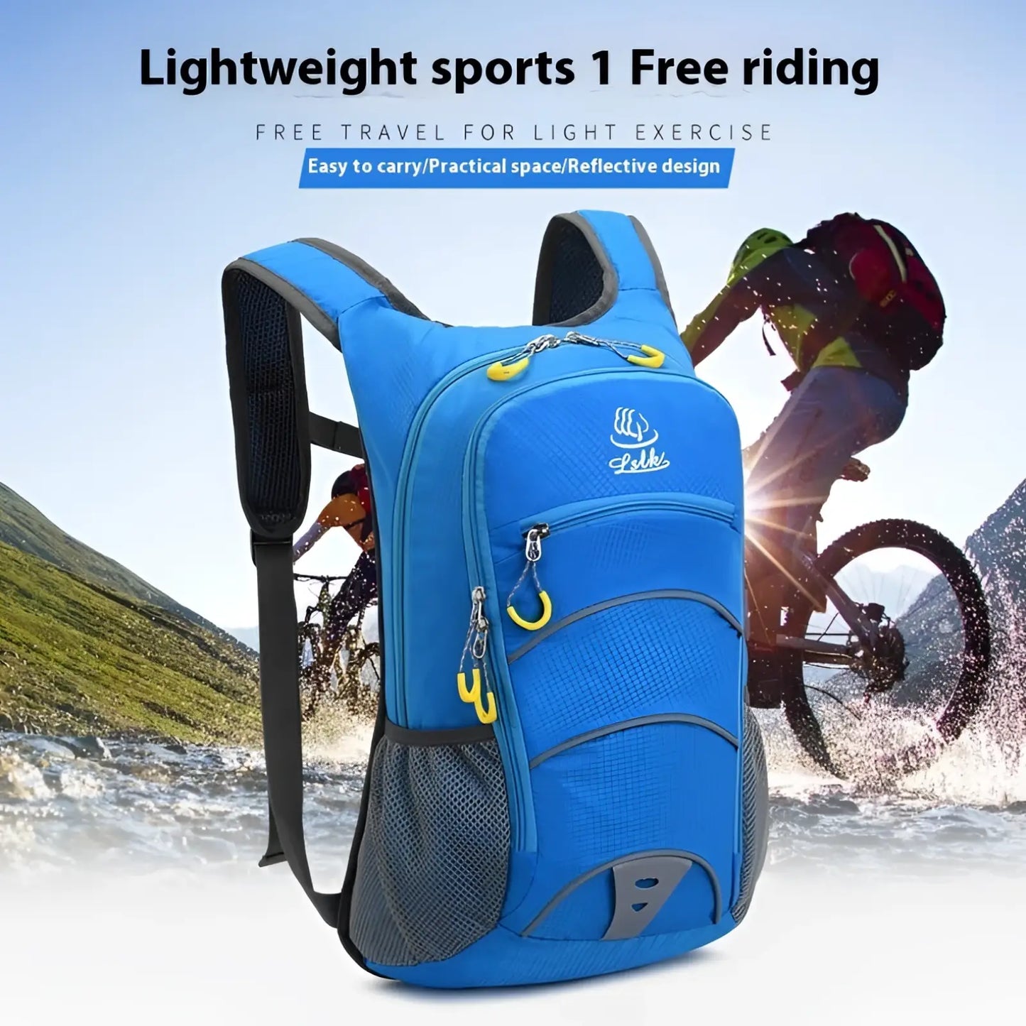 Hydration Backpack | Lightweight Outdoor Cycling & Hiking Bag | 20–35L | 7 Colors | Unisex | ARBA Global - Niksstuff