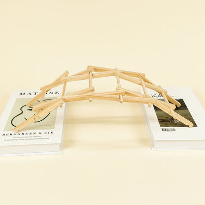 Da Vinci's Bridge DIY Kit | Engineering STEM Toy for Kids Ages 6+ - Niksstuff