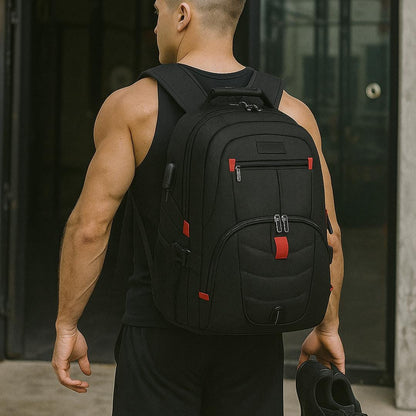 Sahara Anti-Theft Travel Laptop Backpack | USB Charging | Fits up to 17.3" | 4 Colors