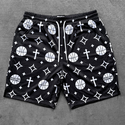 Bigger Than Basketball - Crossover - Shorts - Black | Youth & Adult - Niksstuff