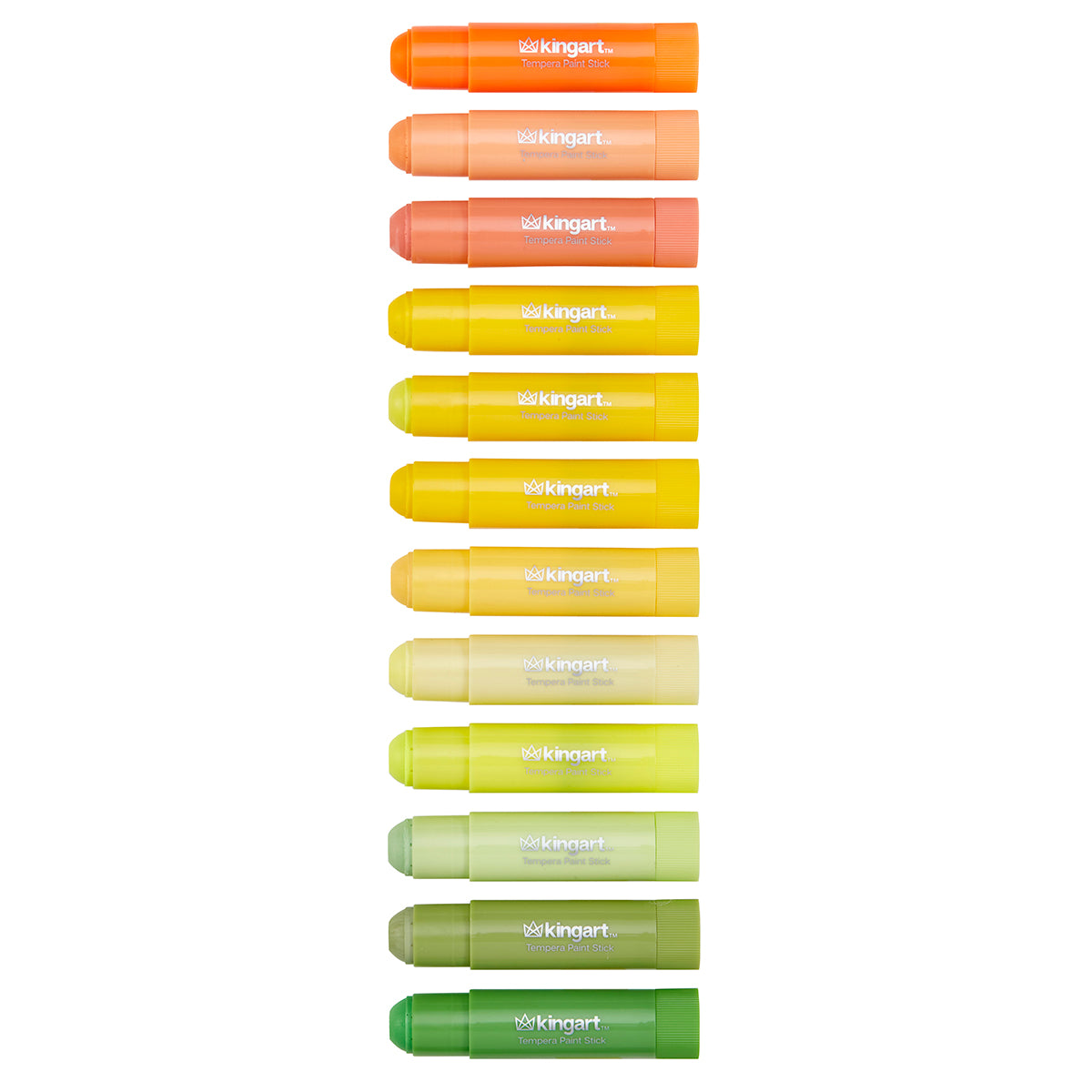 Kingart Tempera Paint Sticks - 60 Colors Washable Quick Drying