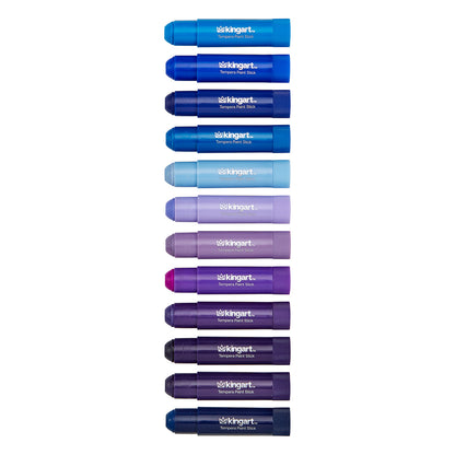 Kingart Tempera Paint Sticks - 60 Colors Washable Quick Drying