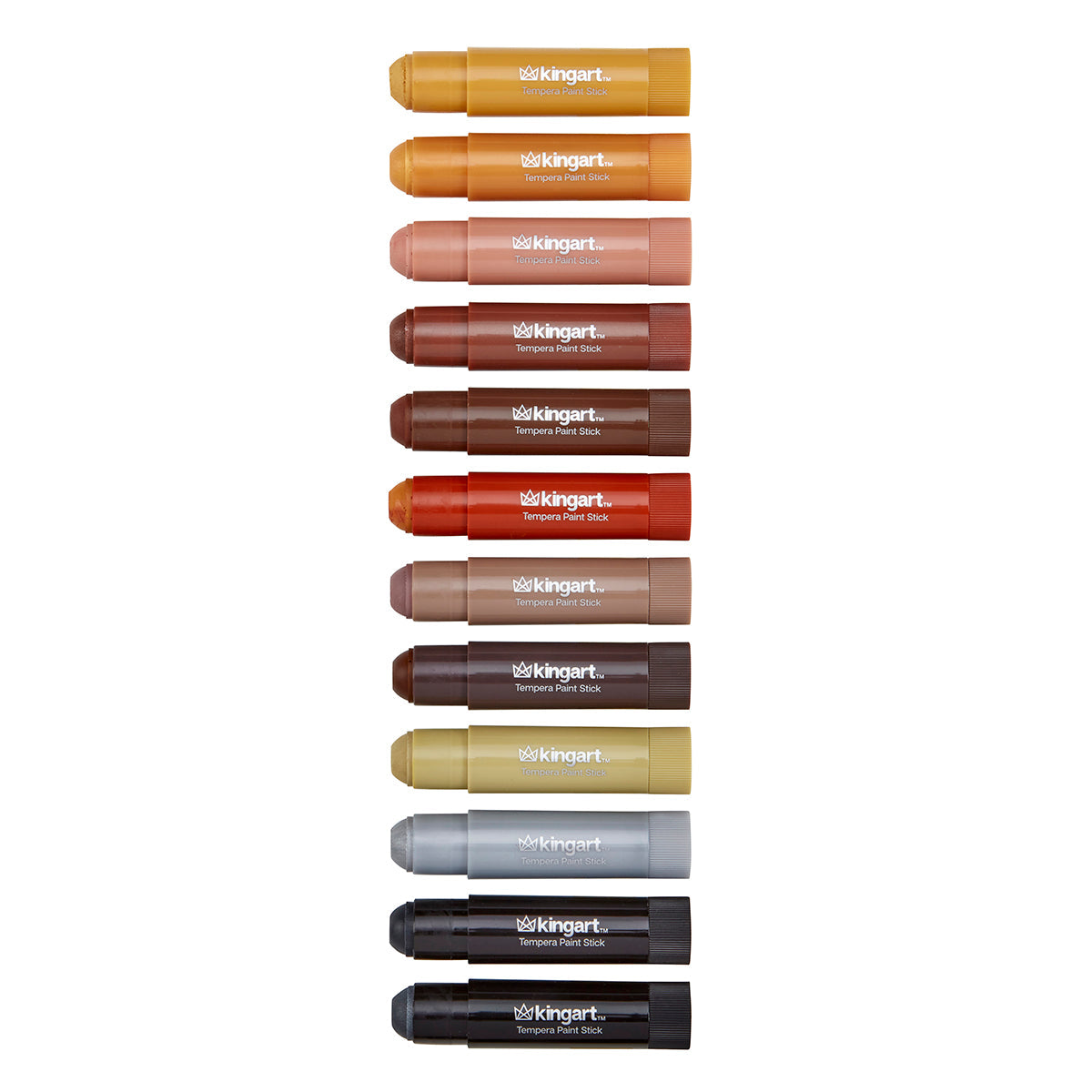 Kingart Tempera Paint Sticks - 60 Colors Washable Quick Drying