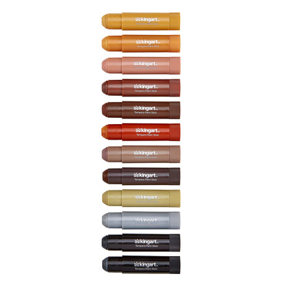 Kingart Tempera Paint Sticks - 60 Colors Washable Quick Drying