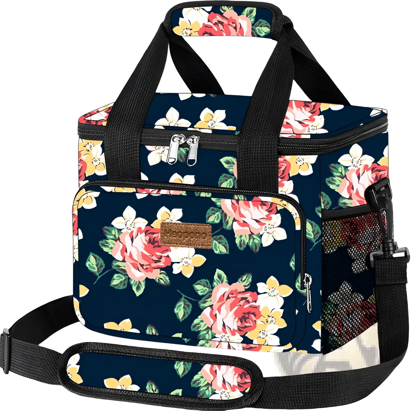 Insulated Lunch Bag | Large Crossbody Case | Oxford Cloth | 10L or 15L | 9 Colors
