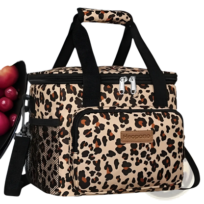 Insulated Lunch Bag | Large Crossbody Case | Oxford Cloth | 10L or 15L | 9 Colors