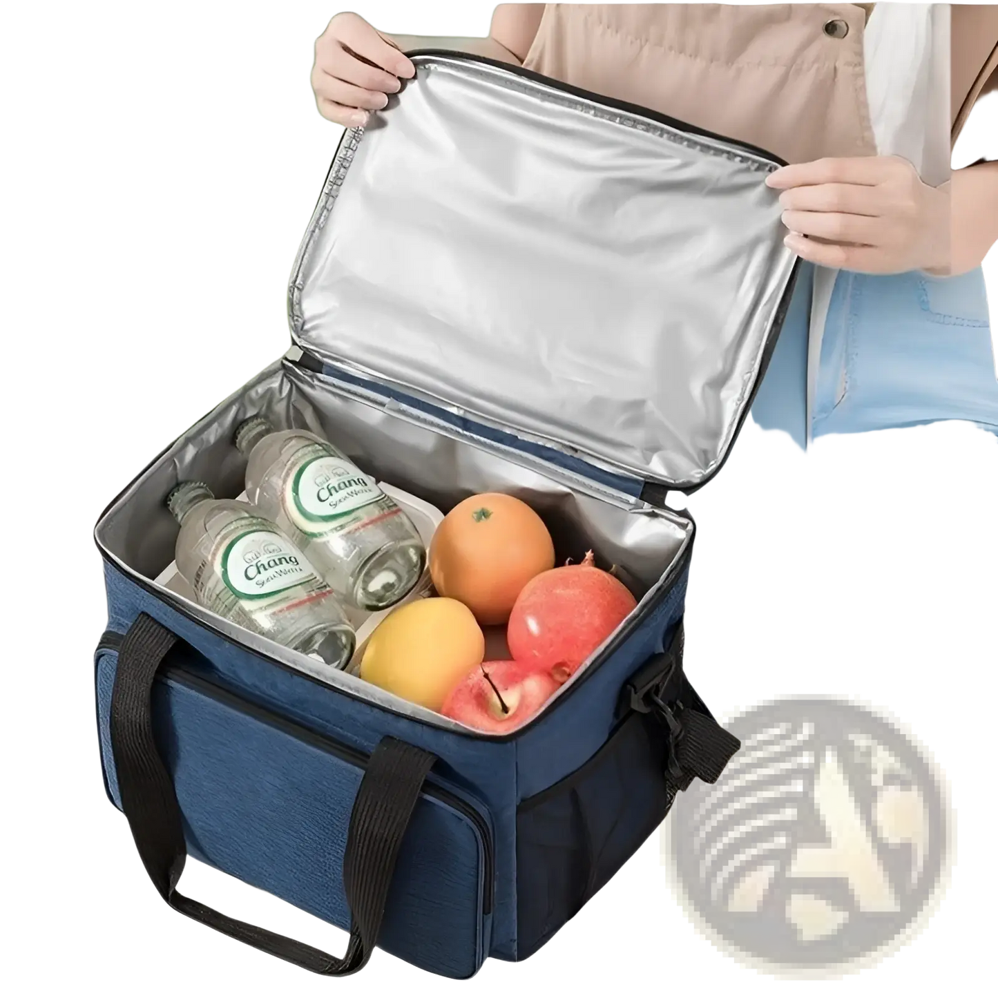 Insulated Lunch Bag | Large Crossbody Case | Oxford Cloth | 10L or 15L | 9 Colors