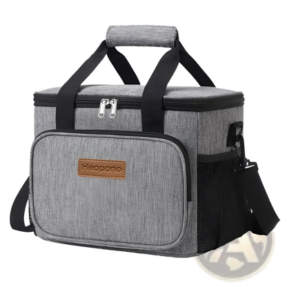 Insulated Lunch Bag | Large Crossbody Case | Oxford Cloth | 10L or 15L | 9 Colors