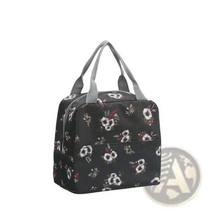 Insulated Waterproof Lunch Bag | 5 Patterns | Cactus, Flamingo, Flower, Leaf, Pink White | ARBA Global - Niksstuff