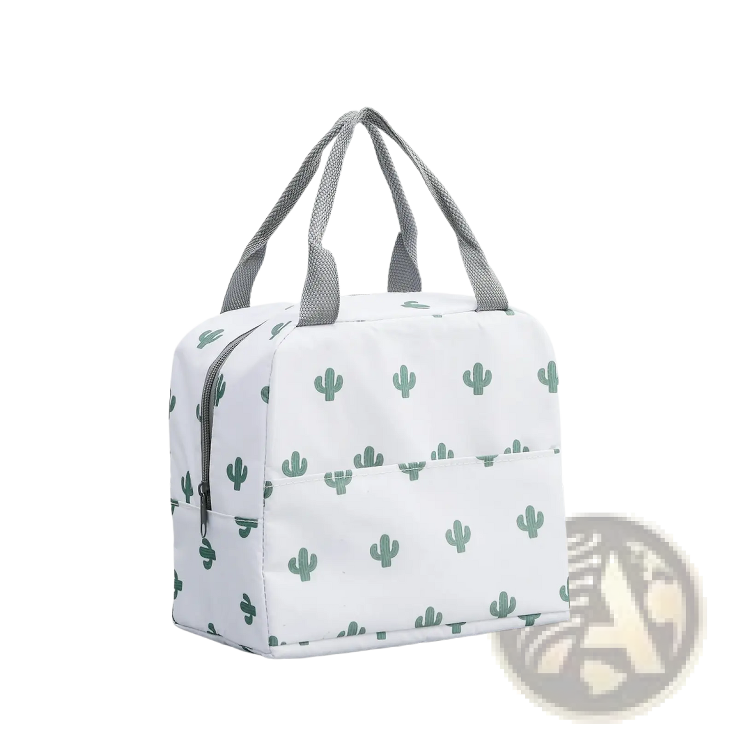 Insulated Waterproof Lunch Bag | 5 Patterns | Cactus, Flamingo, Flower, Leaf, Pink White | ARBA Global - Niksstuff
