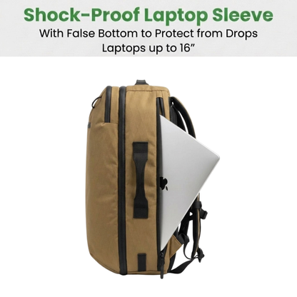 Island Hopper 2.0 TriCor Backpack | Ultralight Carry-On | 28L & 34L - Niksstuff
