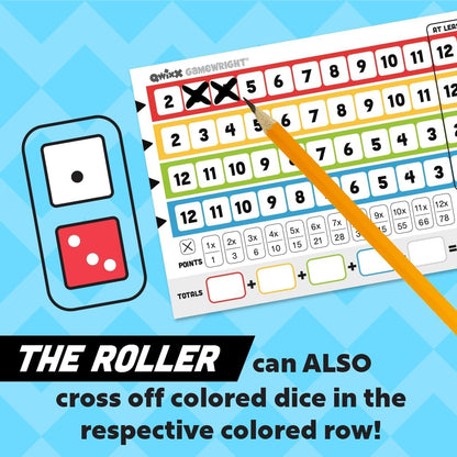 Qwixx Fast Family Dice Game – 2-4 Players, Ages 8+