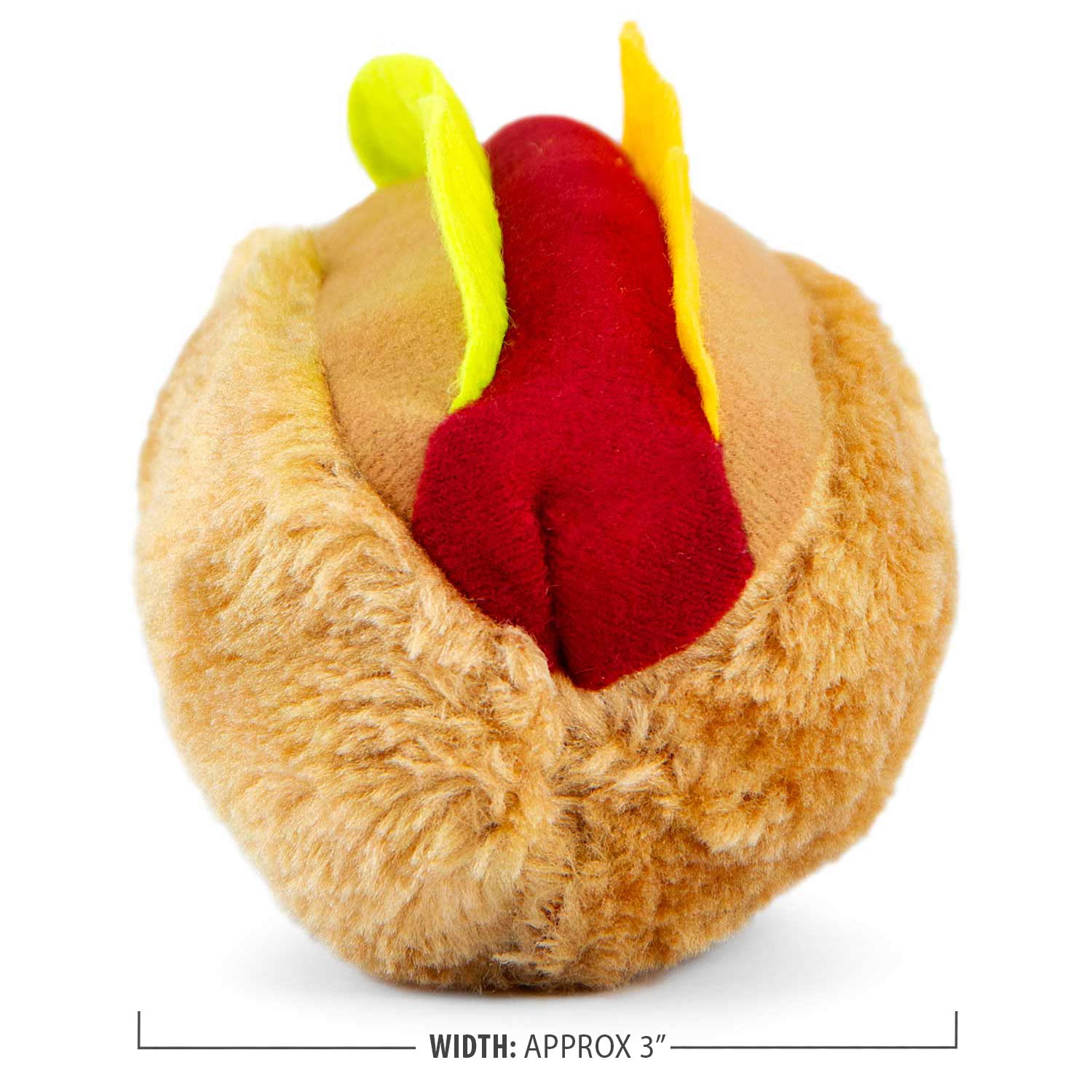 Jeffers American Grill Time Plush Squeaker Dog Toys | Hamburger or Hot Dog | Jeffers - Niksstuff