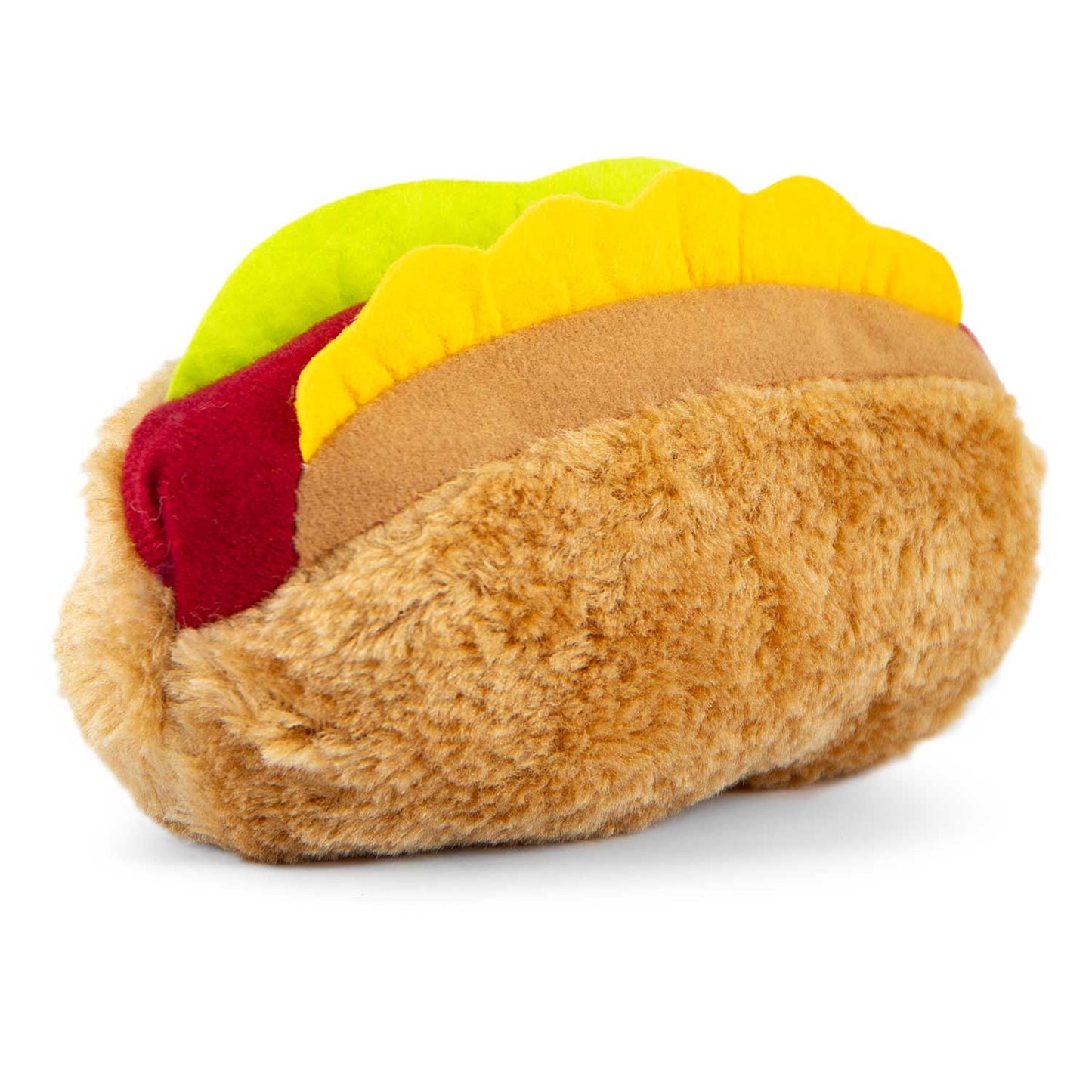 Jeffers American Grill Time Plush Squeaker Dog Toys | Hamburger or Hot Dog | Jeffers - Niksstuff