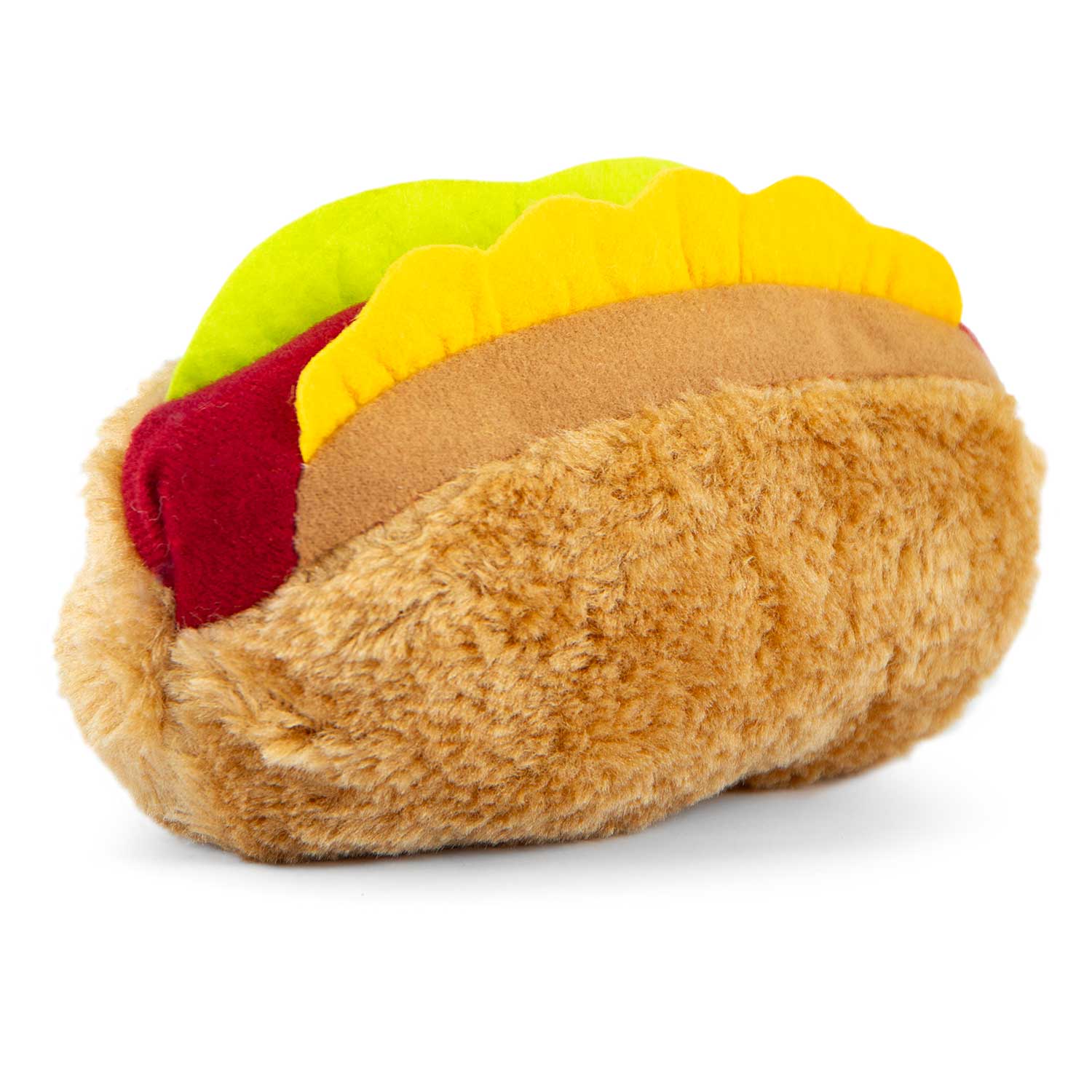 Jeffers American Grill Time Plush Squeaker Dog Toys | Hamburger or Hot Dog | Jeffers - Niksstuff