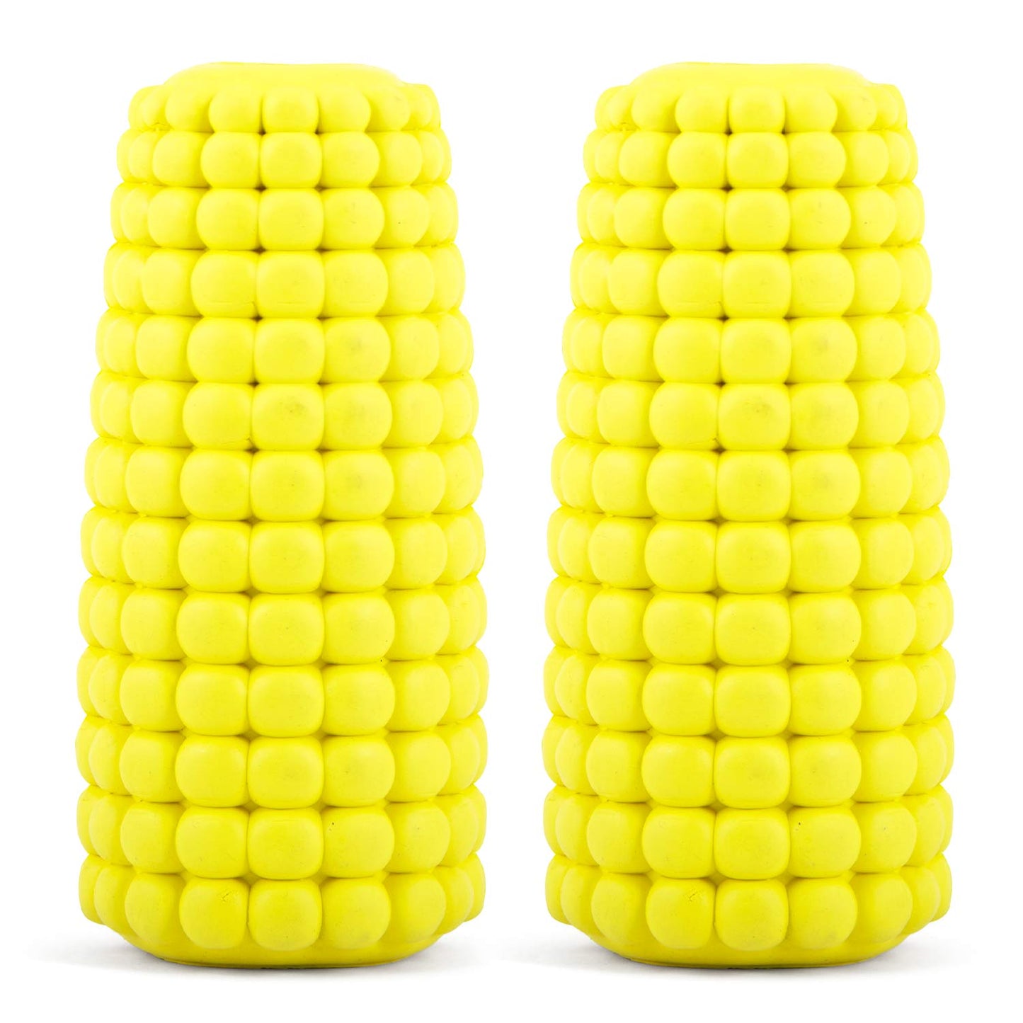 Jeffers Corn Cob Stuffable Treat Dispenser Dog Chew Toy | Natural Rubber | Medium | 1 or 2 Pack