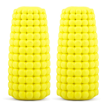 Jeffers Corn Cob Stuffable Treat Dispenser Dog Chew Toy | Natural Rubber | Medium | 1 or 2 Pack