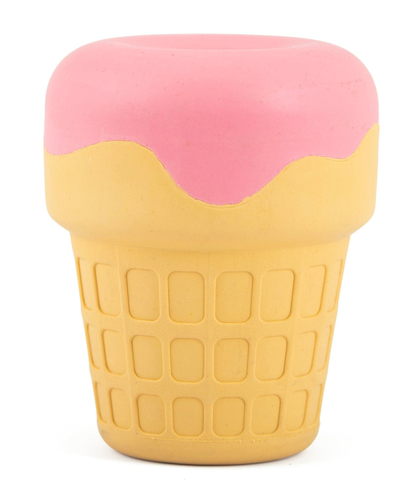 Jeffers Ice Cream Cone Dog Chew Toy | Stuffable Treat Dispenser | Natural Rubber | S, M or L | 1 or 2 Pack