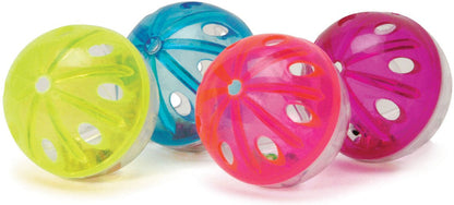 Jeffers Jingle Balls Cat Toy | 4-Pack | Assorted Colors - Niksstuff