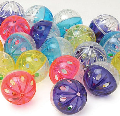 Jeffers Jingle Balls Cat Toy | 4-Pack | Assorted Colors - Niksstuff