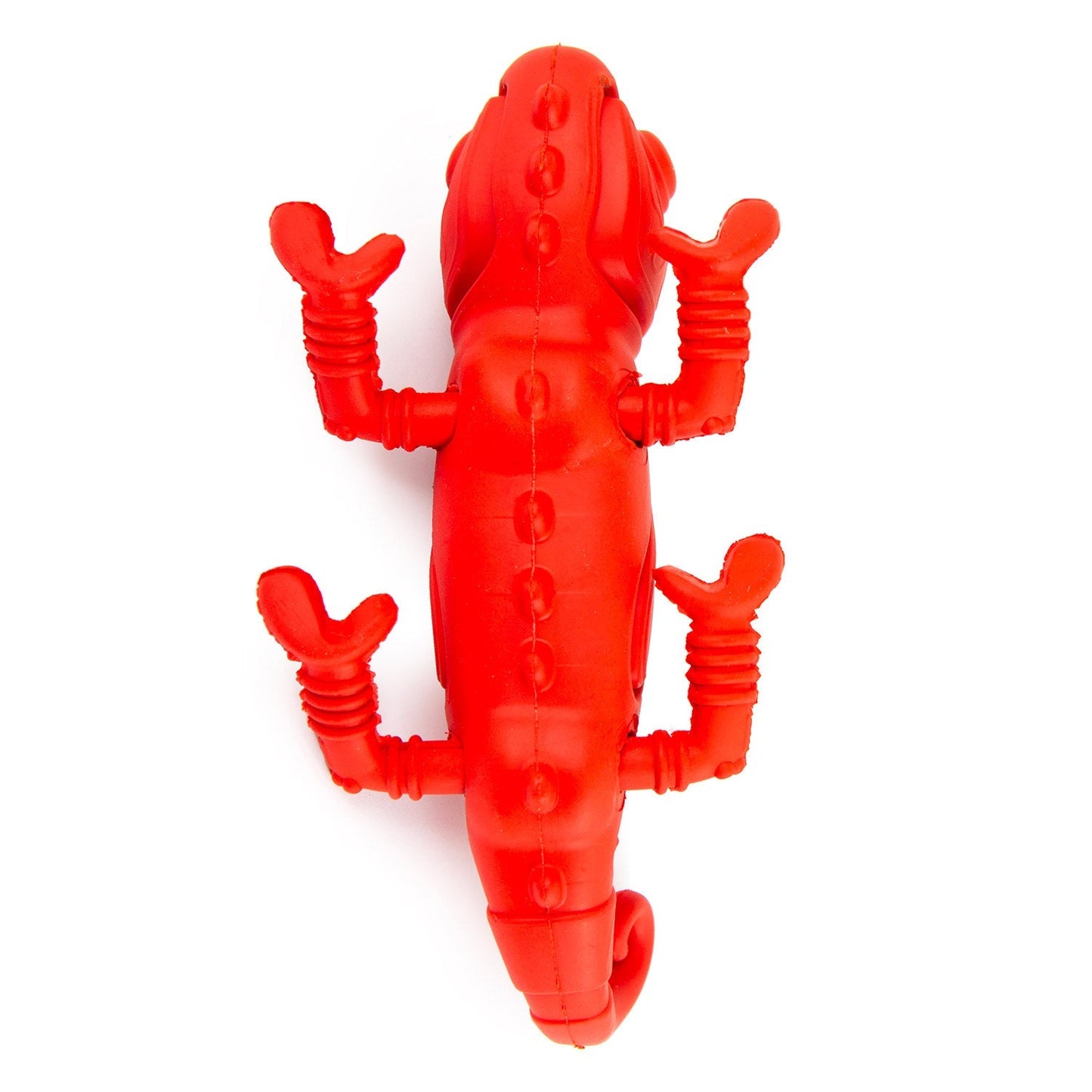 Jeffers Red Chameleon Natural Rubber Dental Chew Toy | Medium Chewers | Eco-Friendly | Jeffers - Niksstuff