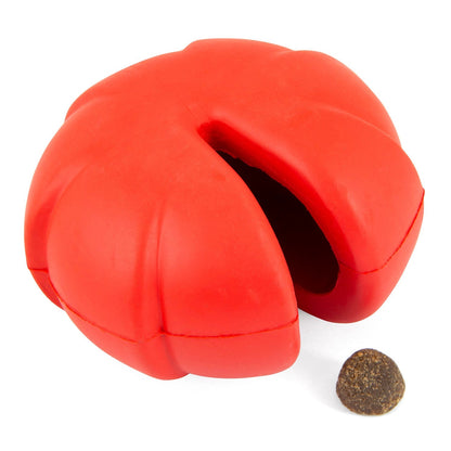 Jeffers Red Millipede Dog Chew Toy | Treat Dispenser | Natural Rubber | Small, Medium or Large | 1 or 2 Pack