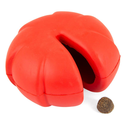 Jeffers Red Millipede Dog Chew Toy | Treat Dispenser | Natural Rubber | Small, Medium or Large | 1 or 2 Pack