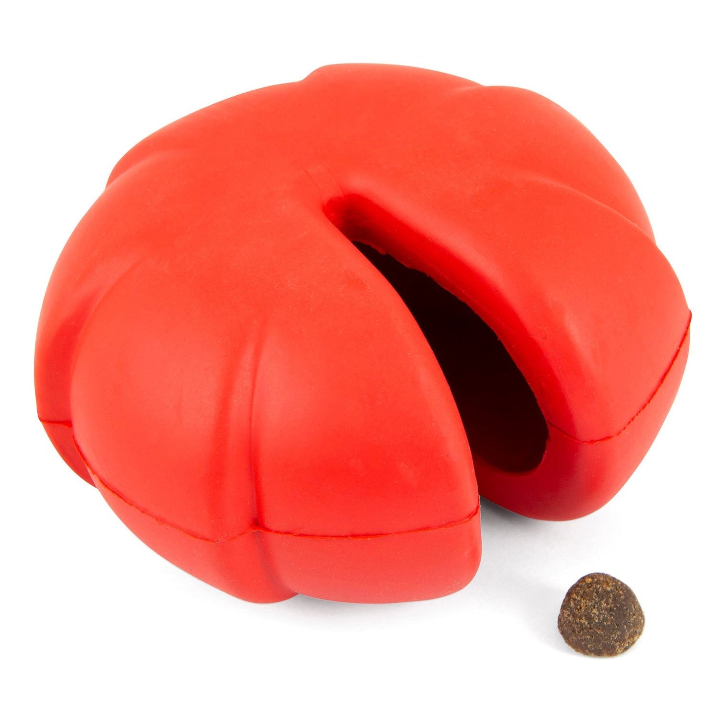 Jeffers Red Millipede Dog Chew Toy | Treat Dispenser | Natural Rubber | Small, Medium or Large | 1 or 2 Pack