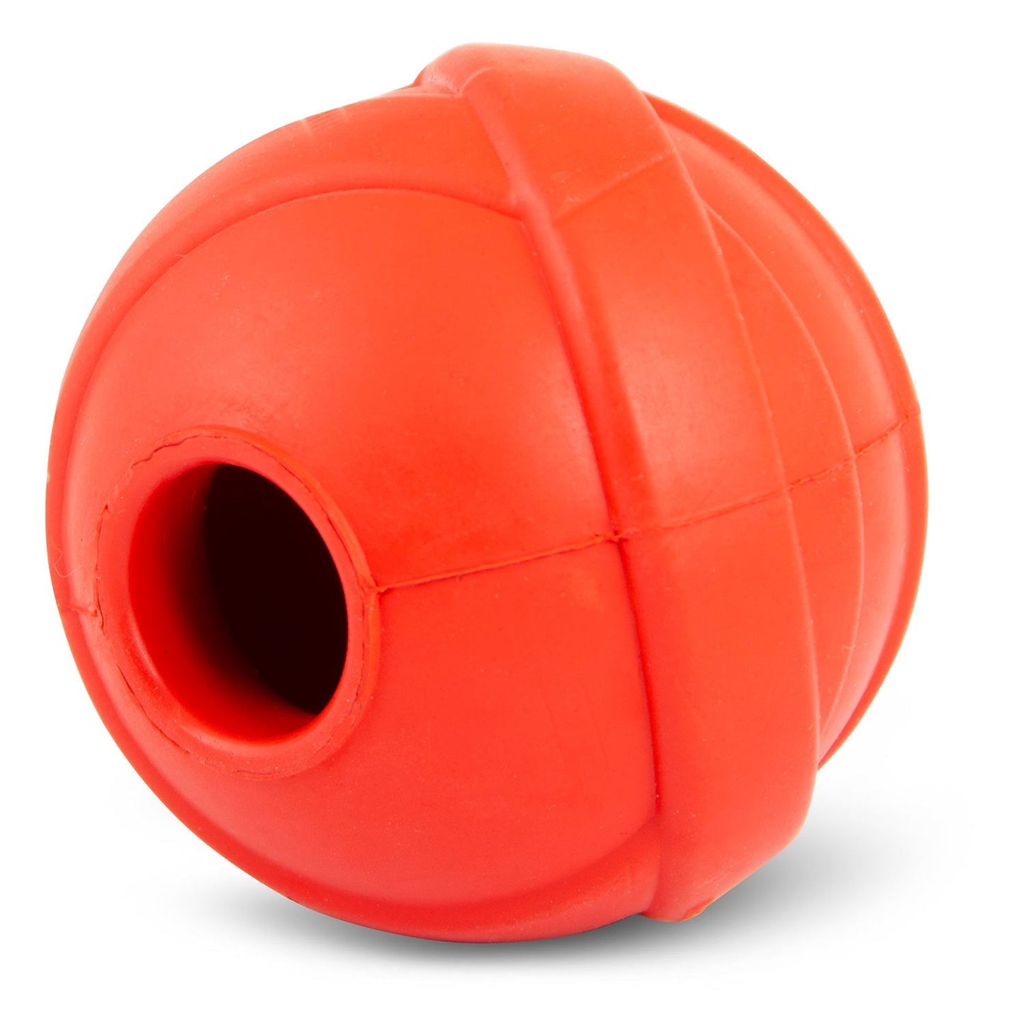 Jeffers Red Orbits Ball Dog Chew Toy | Treat Dispenser | Natural Rubber | Medium | 1 or 2 Pack