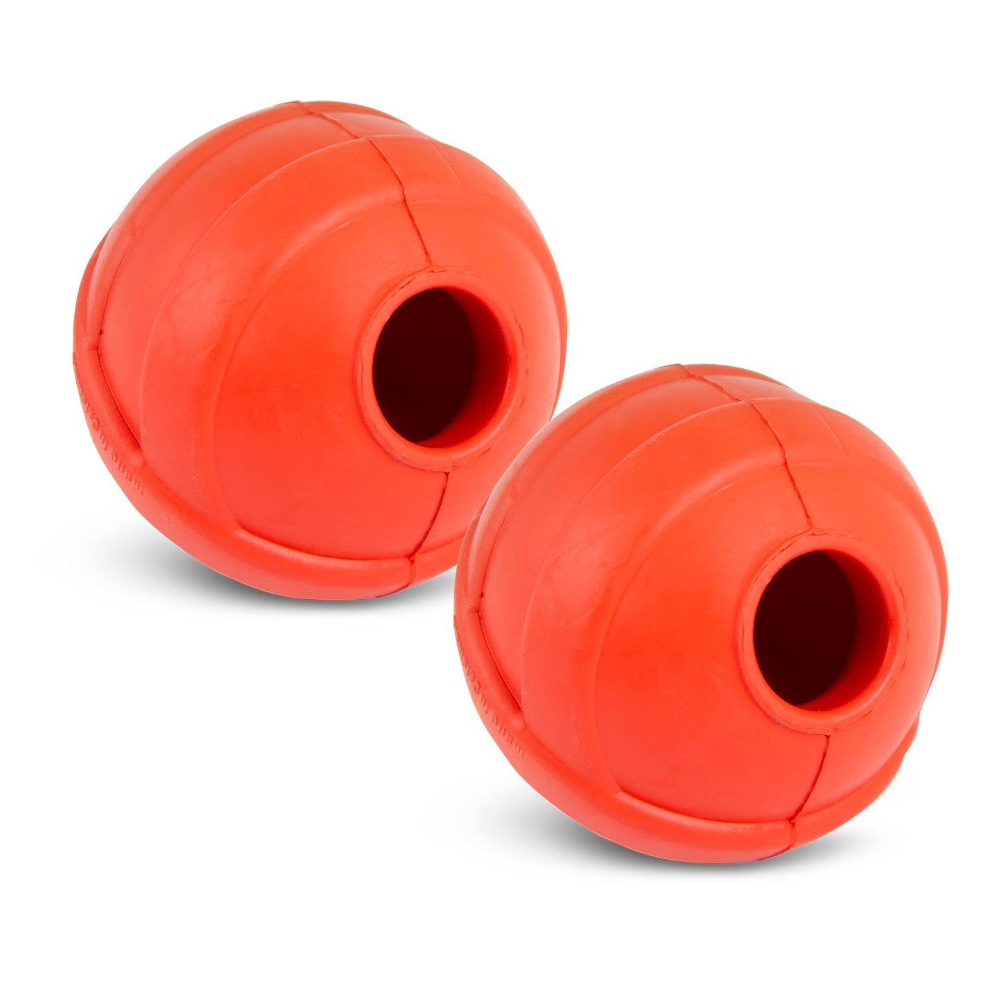 Jeffers Red Orbits Ball Dog Chew Toy | Treat Dispenser | Natural Rubber | Medium | 1 or 2 Pack