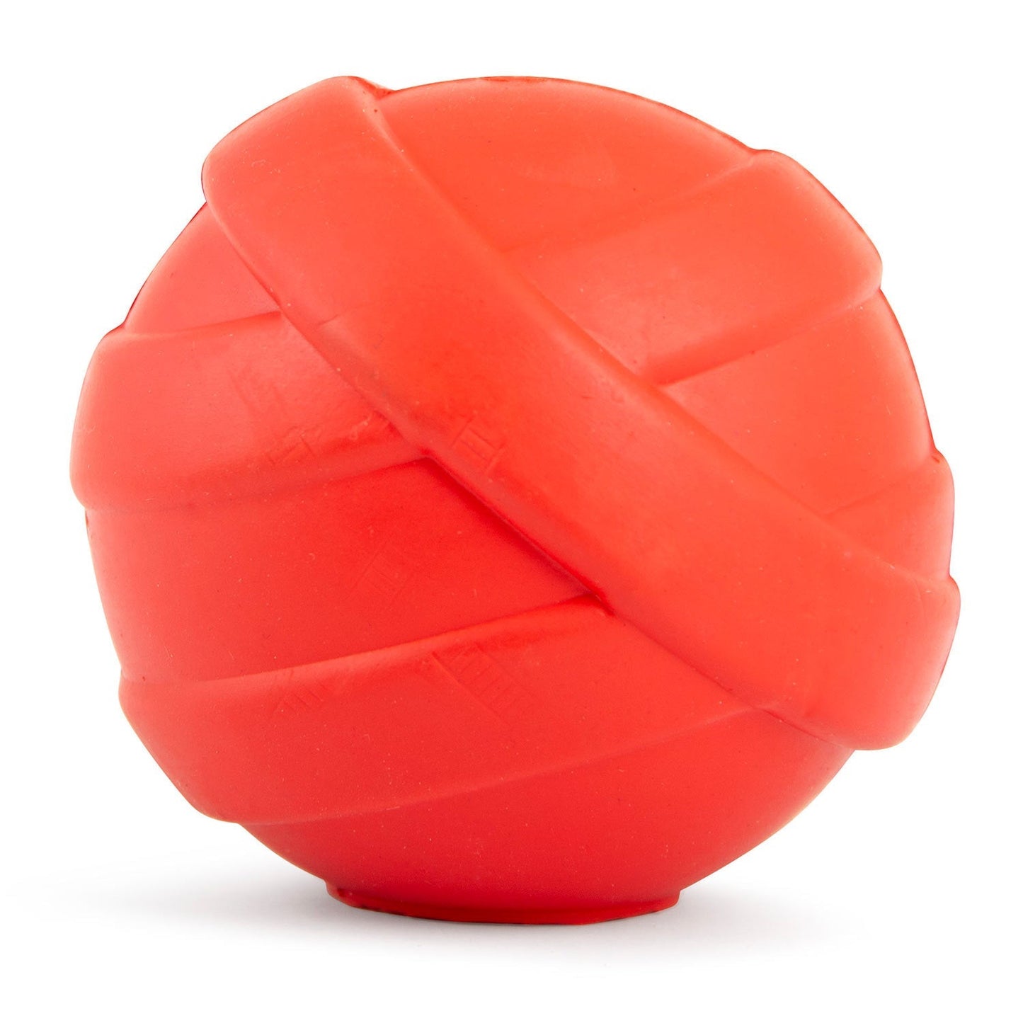 Jeffers Red Orbits Ball Dog Chew Toy | Treat Dispenser | Natural Rubber | Medium | 1 or 2 Pack