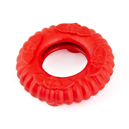 Jeffers Red Virgo Tugger Dog Toy | Tug-of-War + Chew | Natural Rubber | Small or Large | 1 or 2 Pack