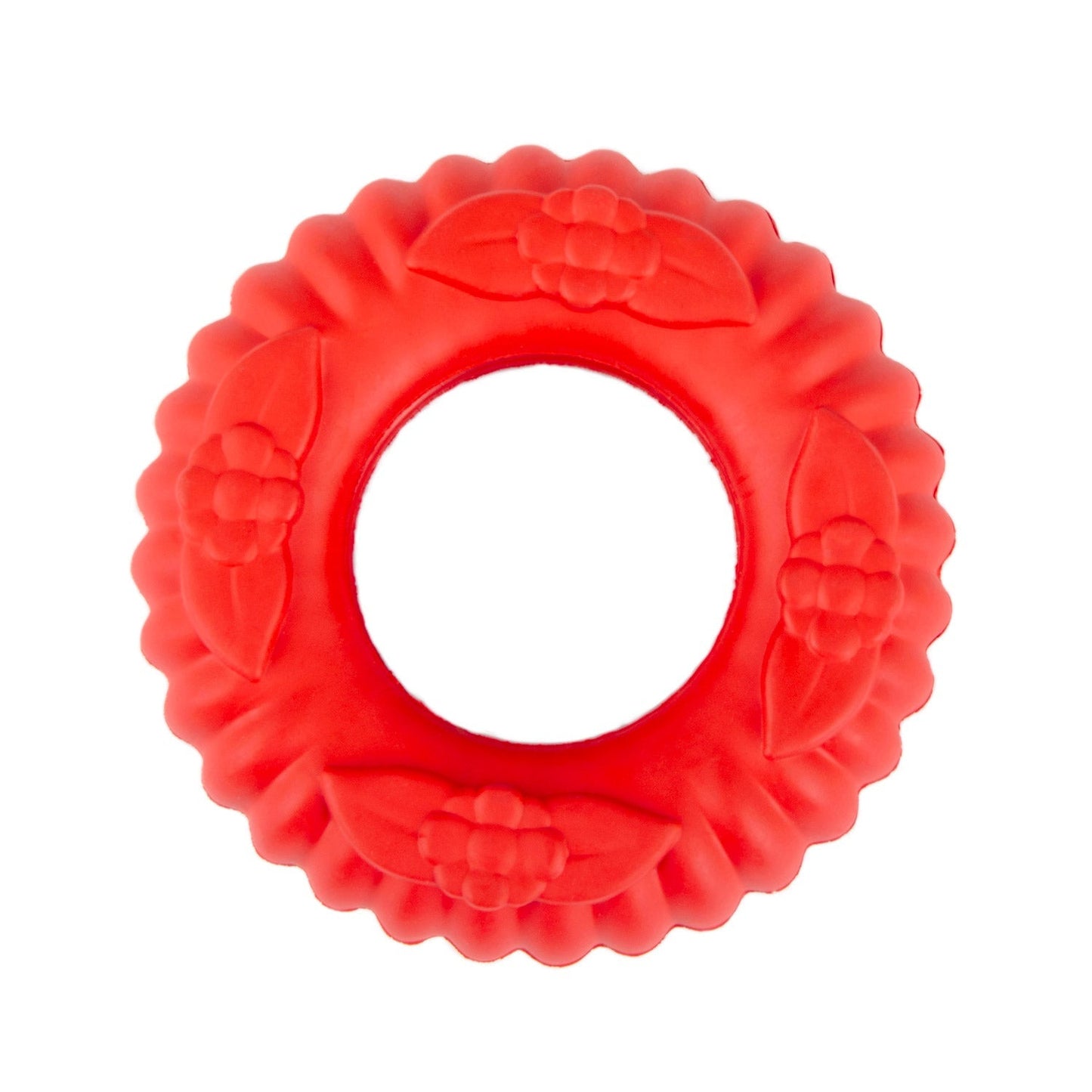 Jeffers Red Virgo Tugger Dog Toy | Tug-of-War + Chew | Natural Rubber | Small or Large | 1 or 2 Pack