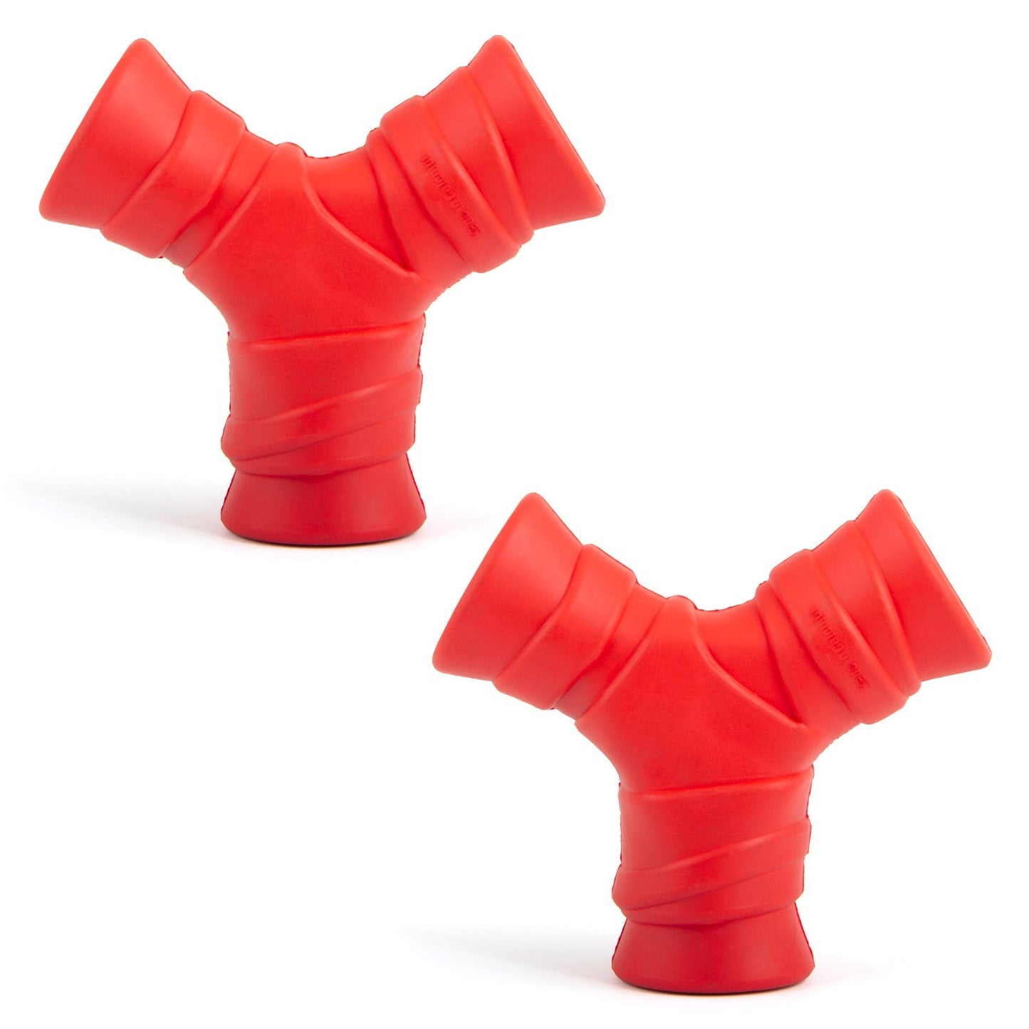Jeffers Red “Y” Dog Chew Toy | Treat Dispenser | Natural Rubber | Medium | 1 or 2 Pack
