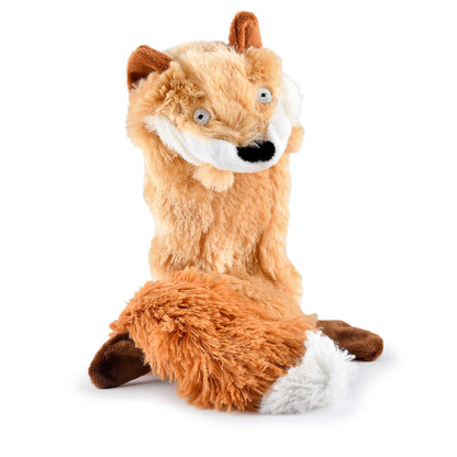 Jeffers Thinnies Unstuffed Plush Dog Toys | 21"L | Rabbit, Fox, Raccoon, Skunk, or Chipmunk | Single or 5-Pack - Niksstuff