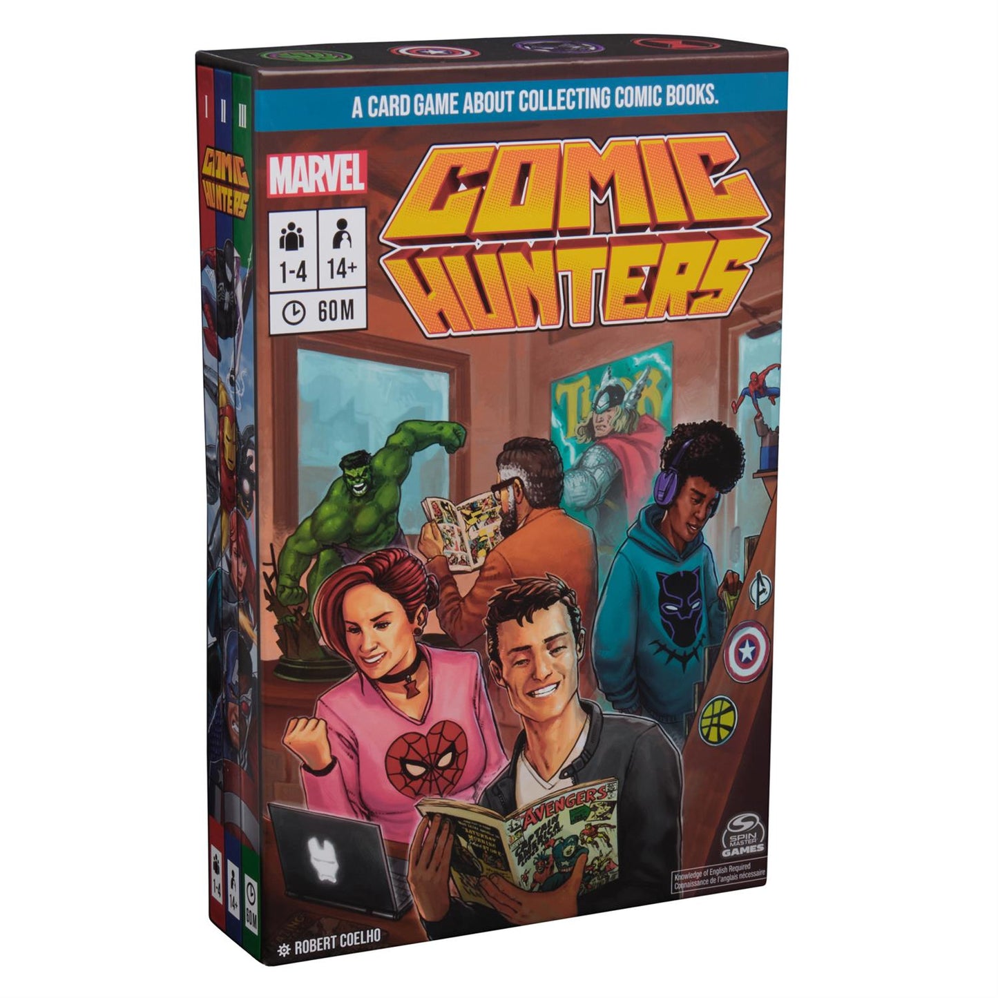 Marvel Comic Hunters – Comic Collecting Strategy Card Game | 1-4 Players, Ages 14+