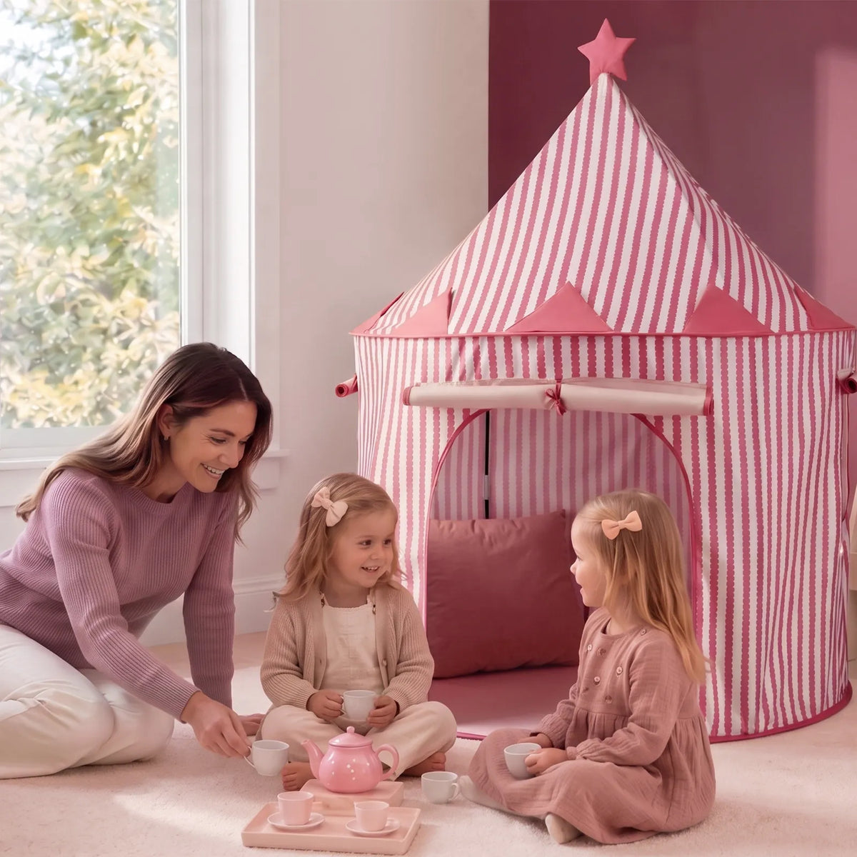 Tiny Land Kids Tent - Indoor/Outdoor Toddler Play Tent