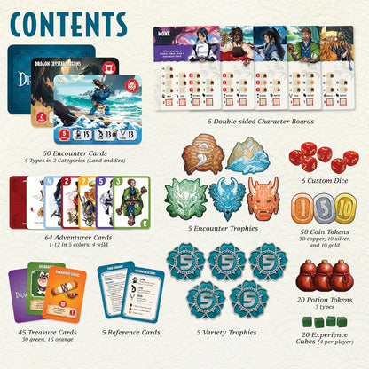 Dragon Isles – A Journey of Far-Shores & Fortunes Strategy Game | 2-5 Players, Ages 10+