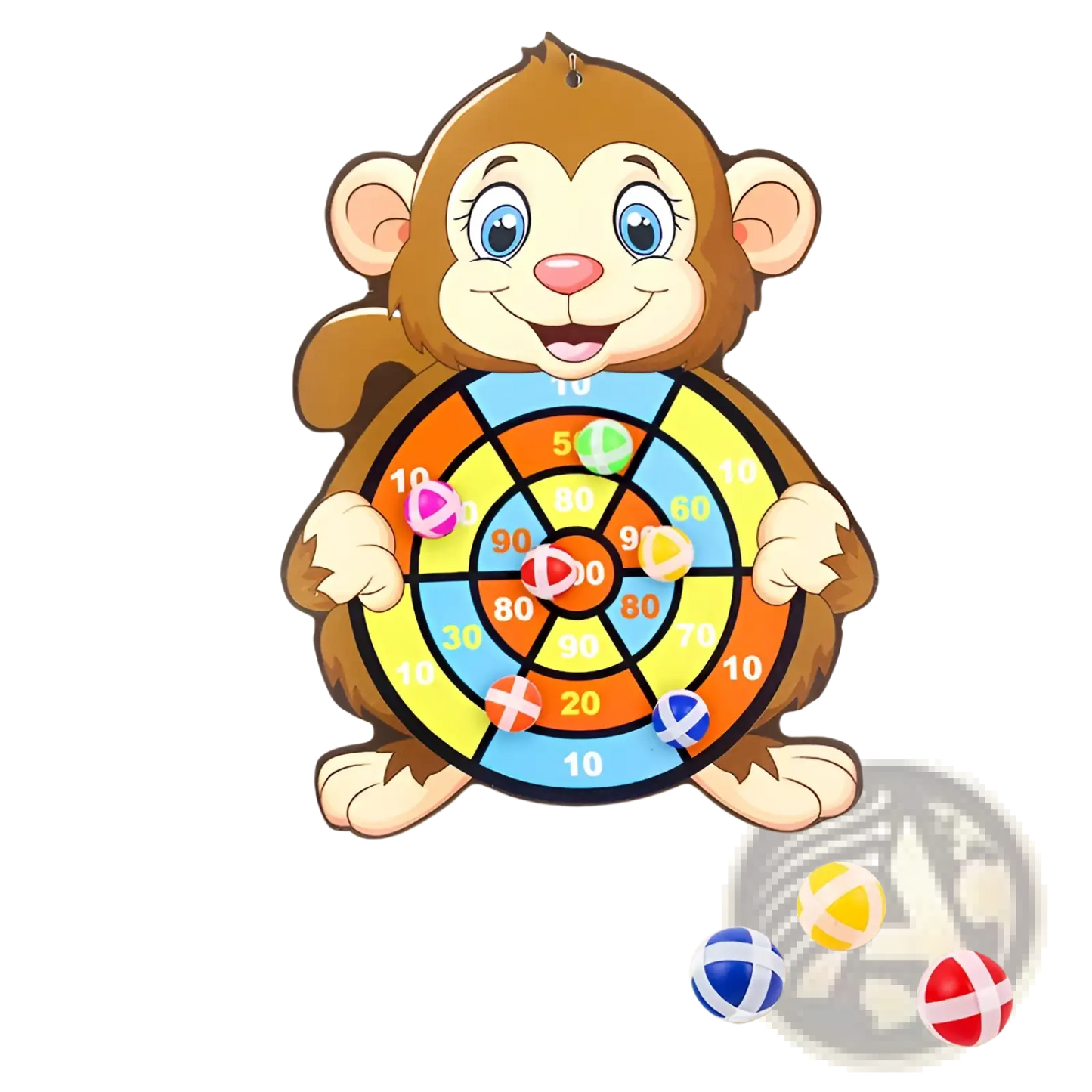 Kids Sticky Ball Dart Board | Cartoon Target Set | 11 Designs | Ages 4–6