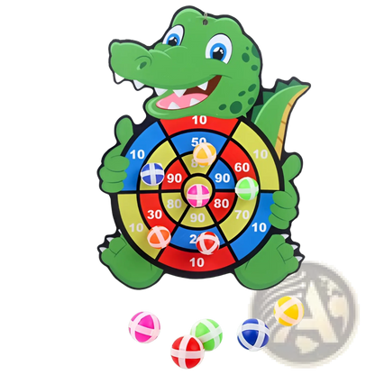 Kids Sticky Ball Dart Board | Cartoon Target Set | 11 Designs | Ages 4–6