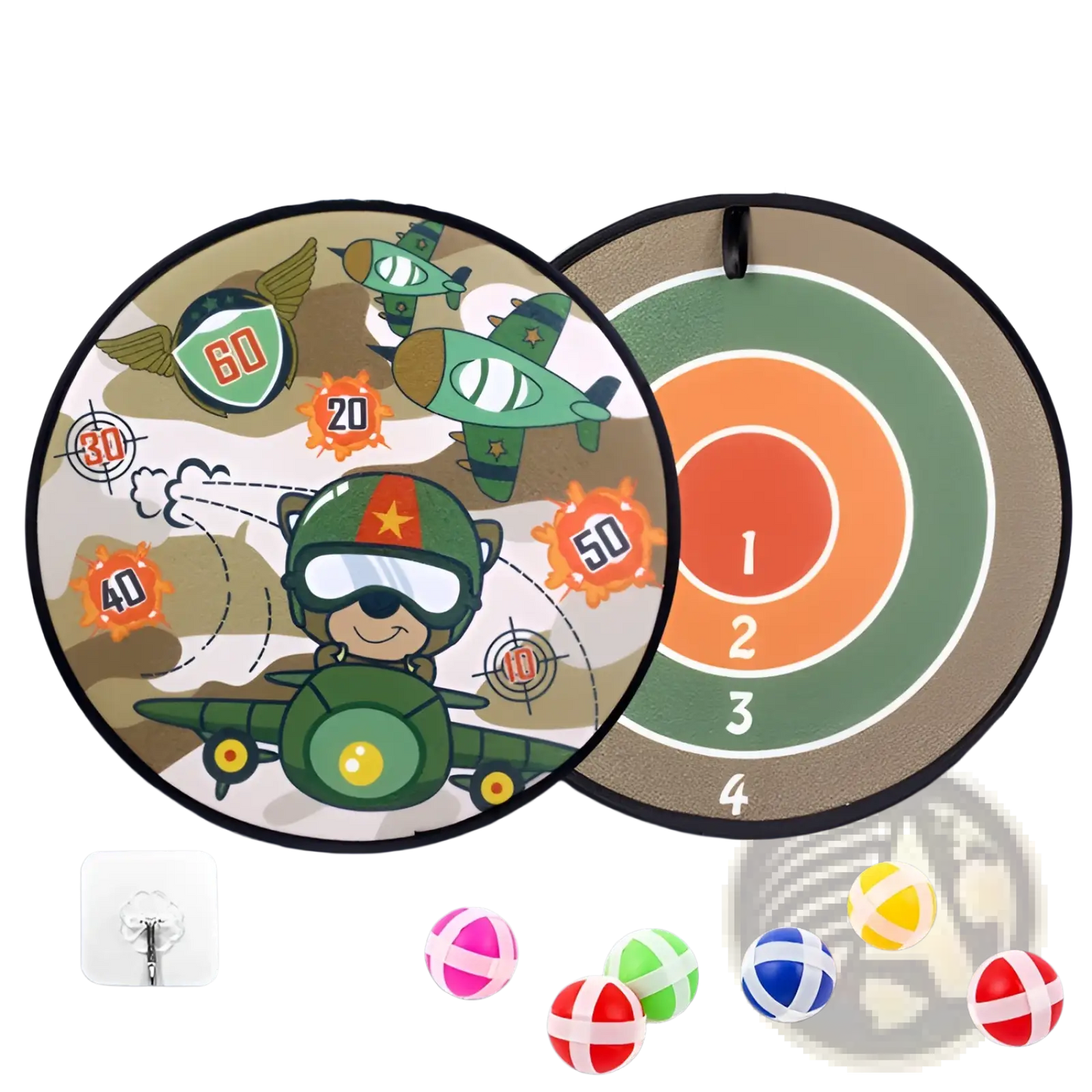 Kids Sticky Ball Dart Board | Cartoon Target Set | 11 Designs | Ages 4–6